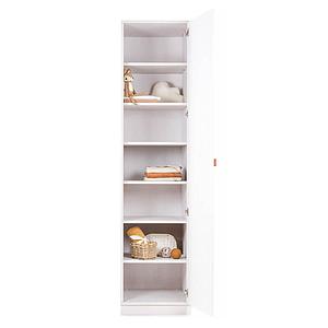 1 trg Kleiderschrank schmal DELUXE De Breuyn weiß