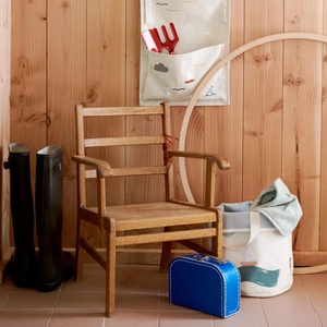 2 bestickte Körbe 31x25cm TOTO Dear April Big waves