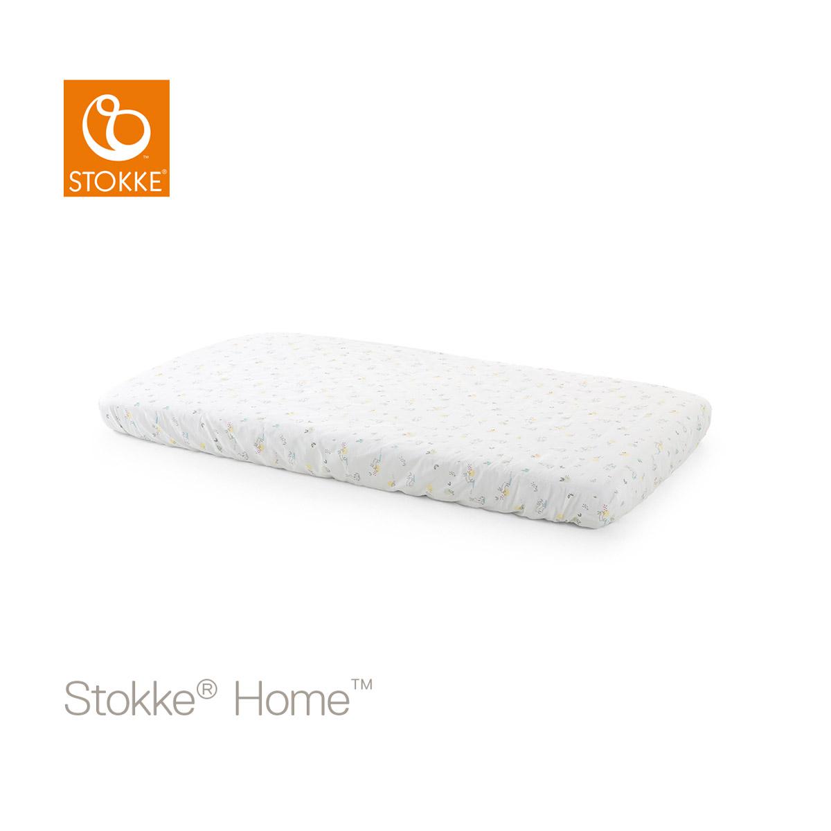 2 draps housse HOME Stokke lapin doux