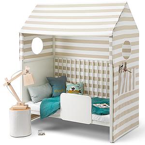 2 draps housse HOME Stokke lapin doux