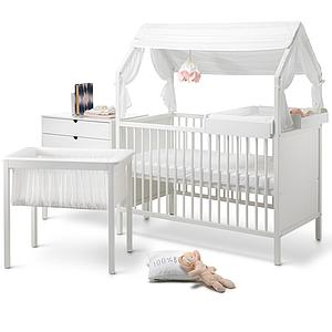 2 draps housse HOME Stokke lapin doux