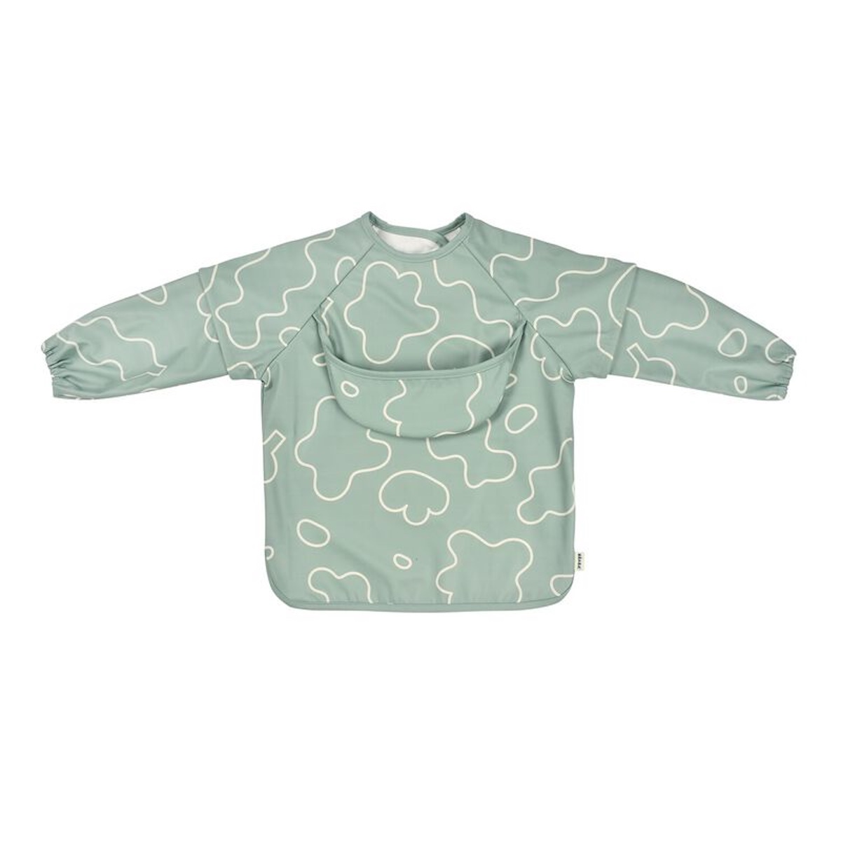 2 in 1 Langarm-Lätzchen Beaba Sage green