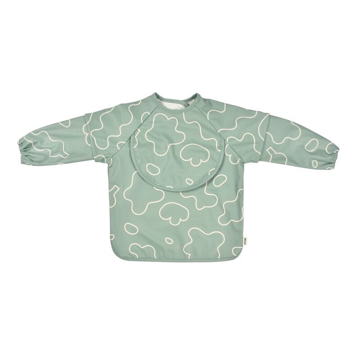 2 in 1 Langarm-Lätzchen Beaba Sage green