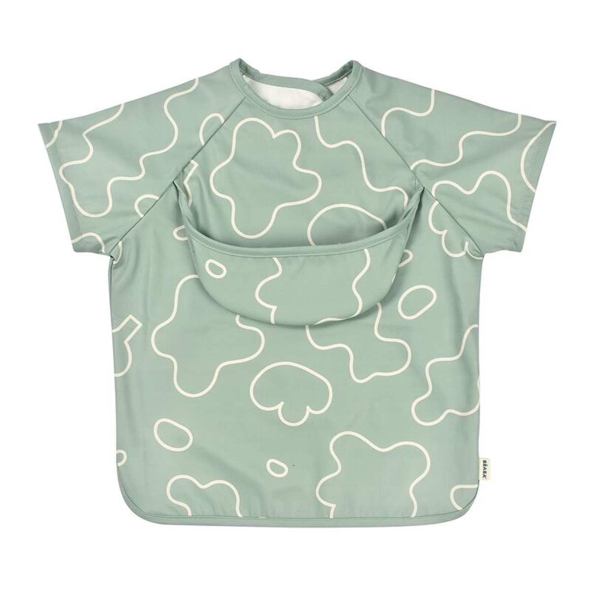 2 in 1 Langarm-Lätzchen Beaba Sage green
