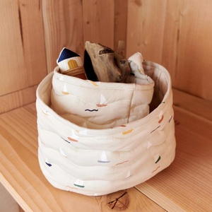 2 Körbe 17x16cm/20x27x17cm KIKI Dear April Pond Boats