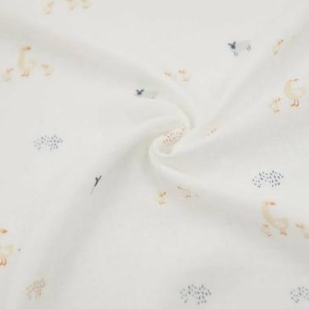 2 langes XL multi-purpose 120x120cm FARM BUDDIES Bamboom light sand