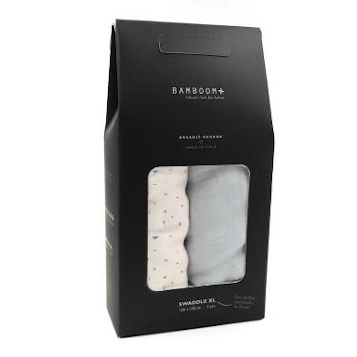 2 langes XL multi-purpose 120x120cm SEALIFE Bamboom light blue