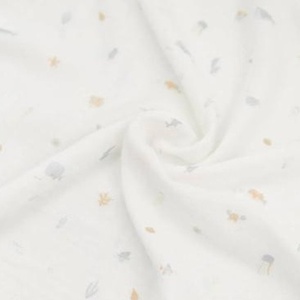 2 langes XL multi-purpose 120x120cm SEALIFE Bamboom light blue