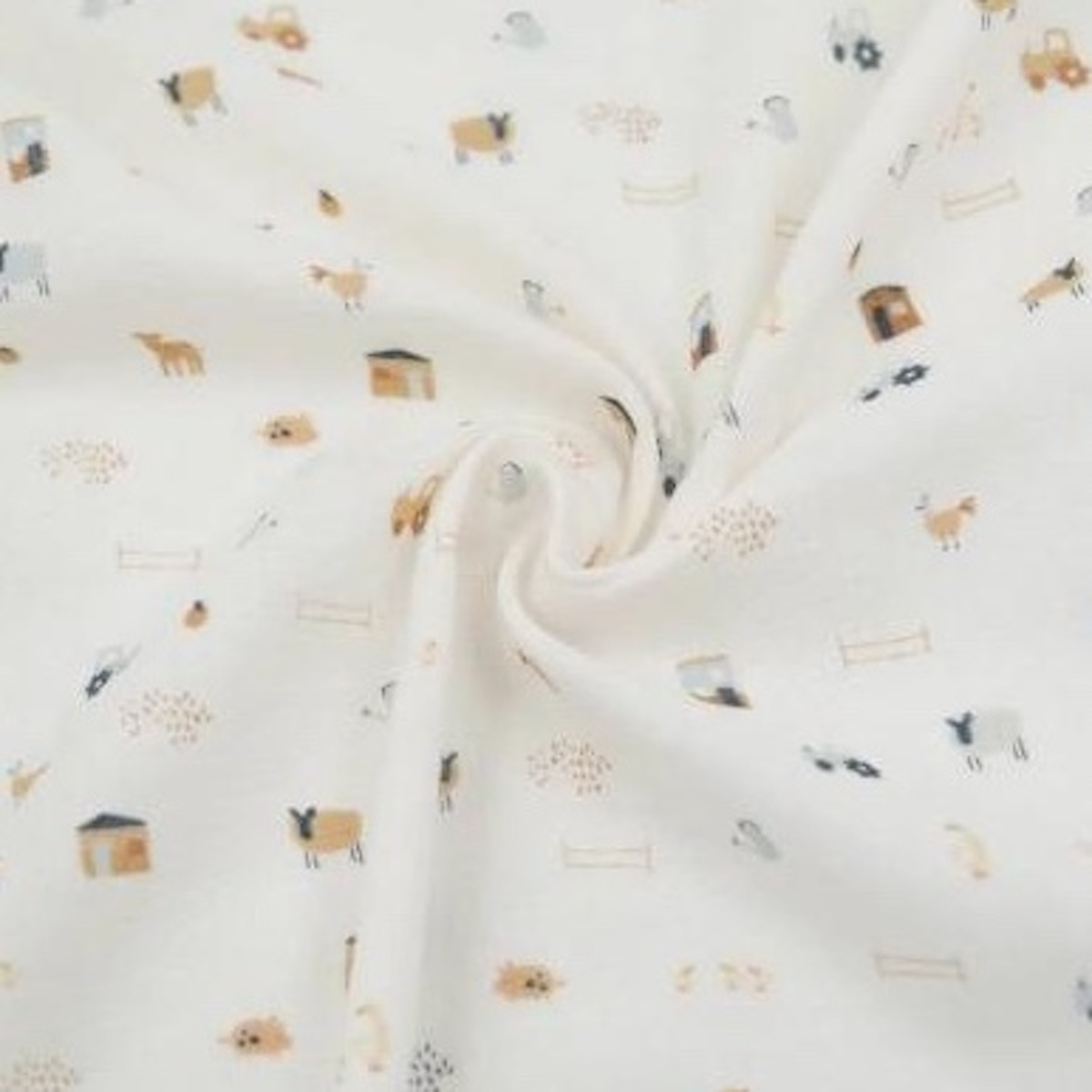 2 langes XL multi-purpose 120x120cm THE FARM Bamboom light sand