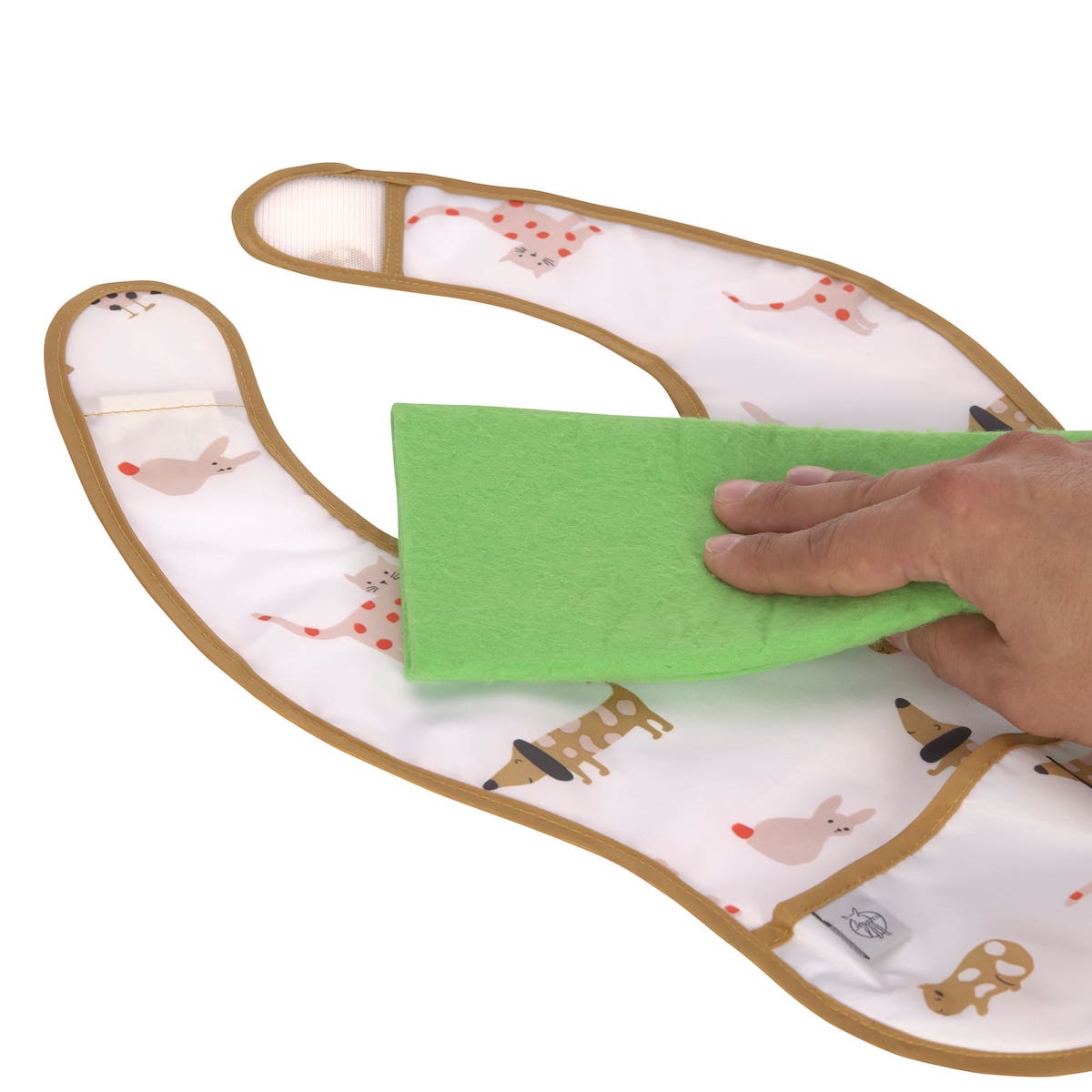 2 Lätzchen 6-24M LITTLE MATEYS Laessig spicy orange