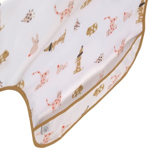 2 Lätzchen mit Ärmeln 6-24M LITTLE MATEYS Laessig spicy orange 