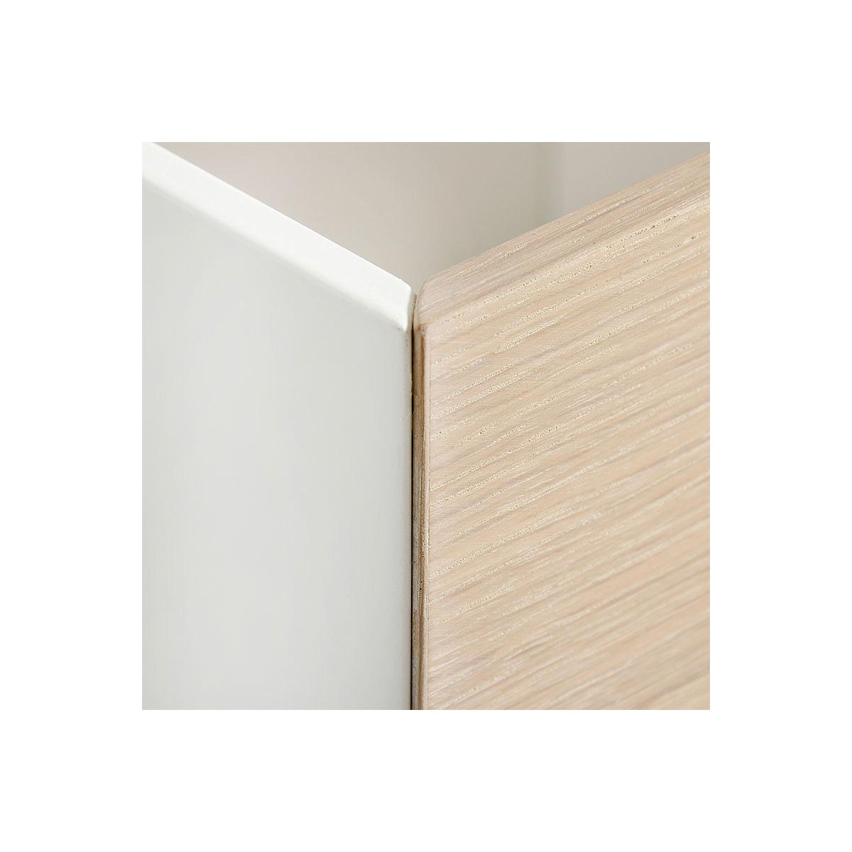 2 Schubladen WOOD Oliver Furniture weiß-Eiche