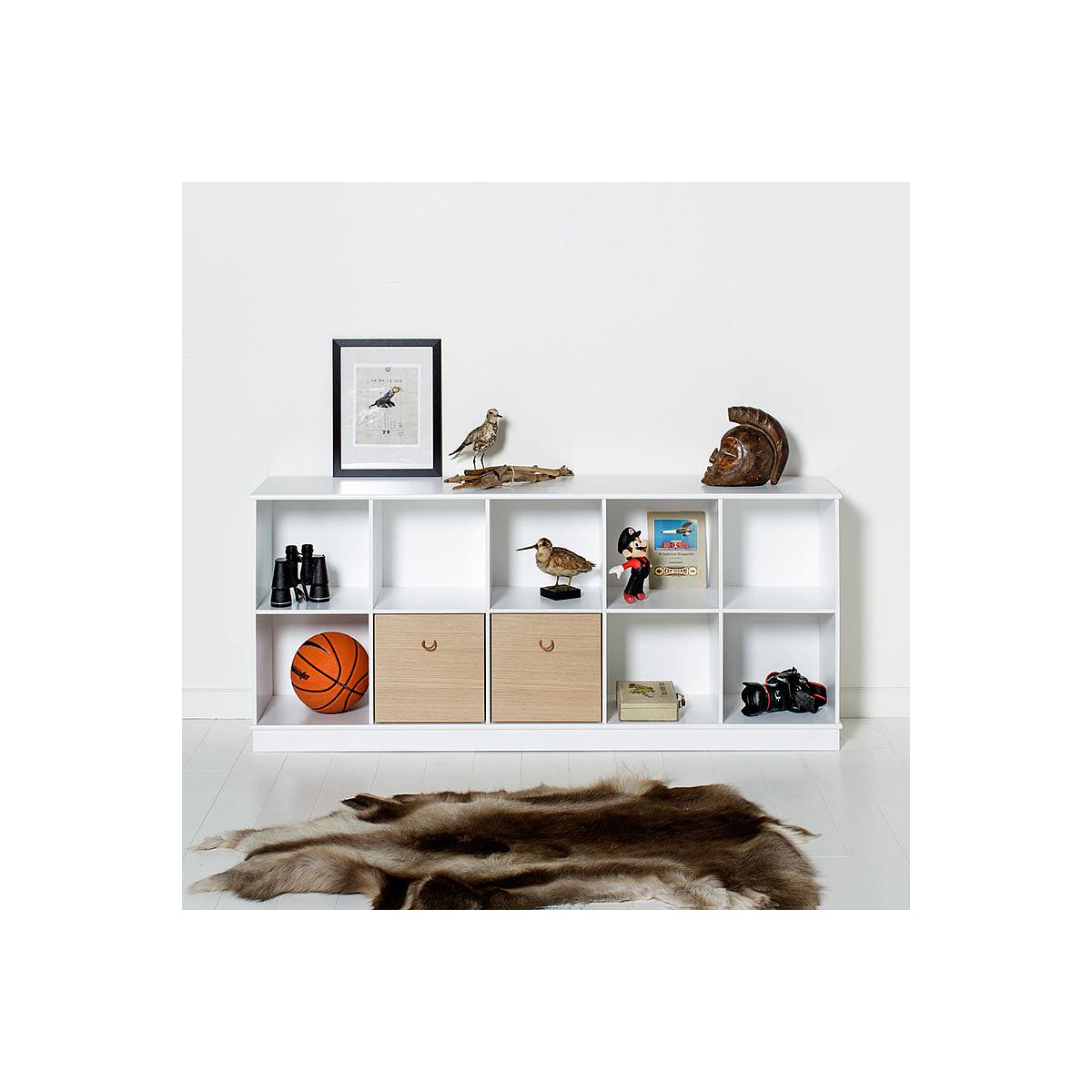 2 Schubladen WOOD Oliver Furniture weiß-Eiche