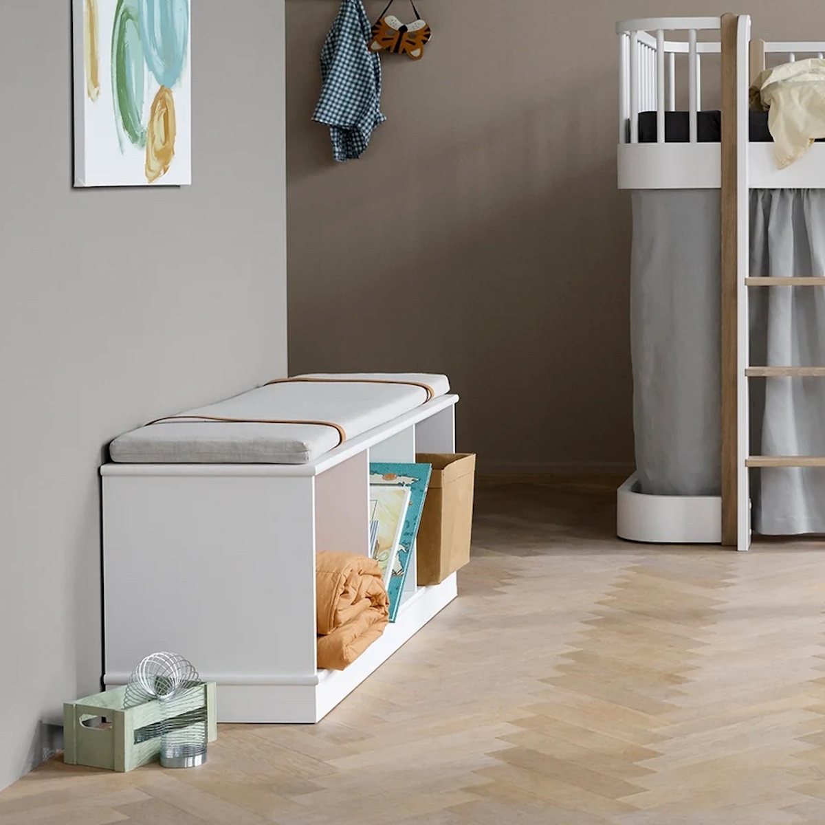 2 Sitzkissenbefestigungen WOOD Oliver Furniture Leder