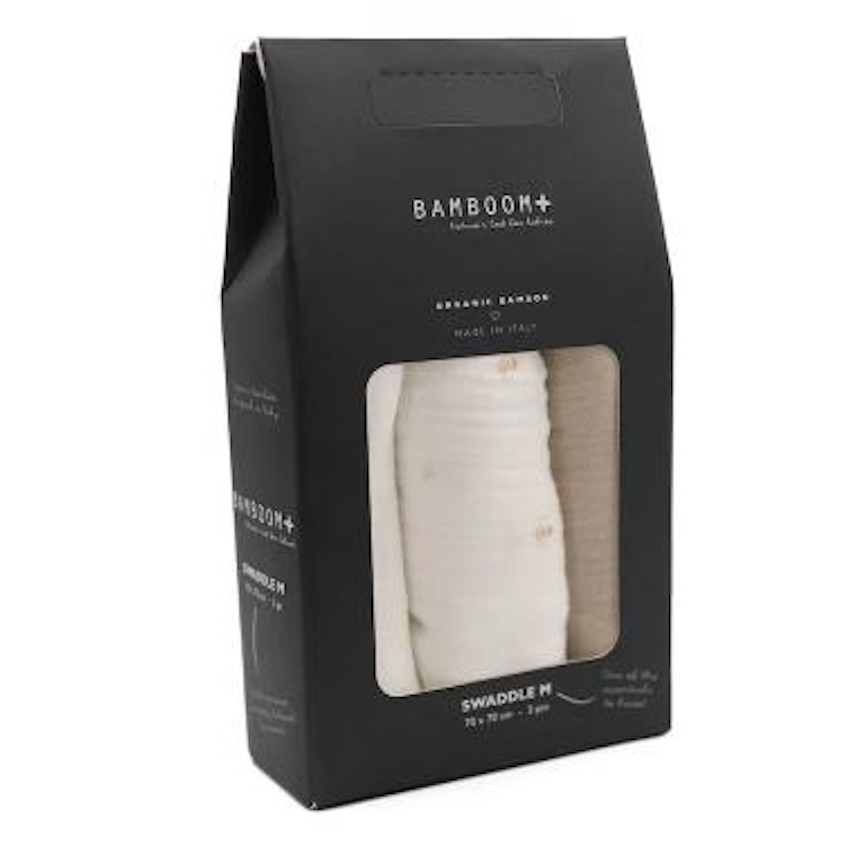 3 langes medium multi-purpose 75x75cm BEE'S Bamboom offwhite almond