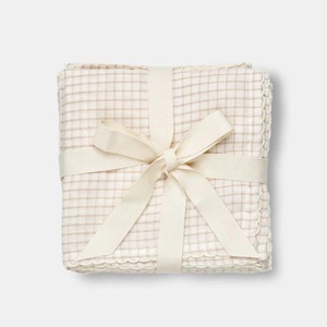 3 Musselintücher 65x65cm MIO Dear April Mini Check