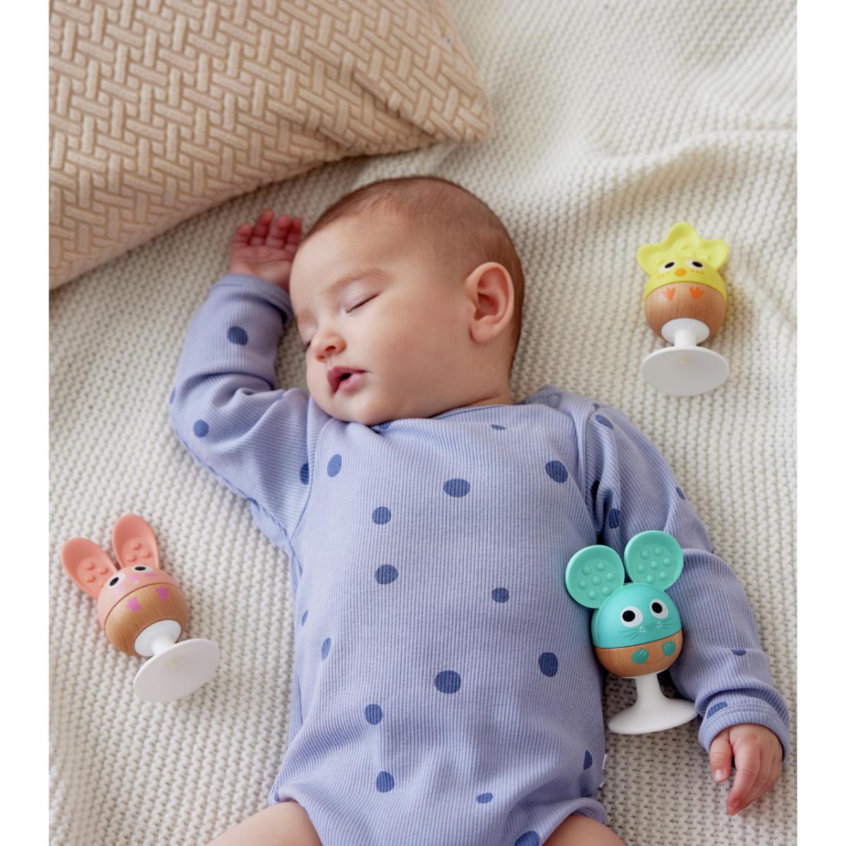 3 Rasseln mit Saugnapf - Hape Animals