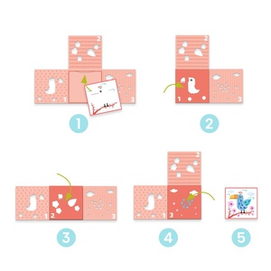 3 Schablonen für ein Bild von Djeco