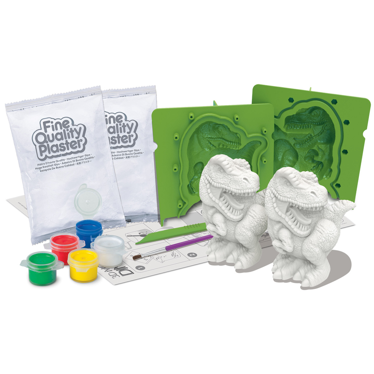 3D Mould & Paint Dinosaurs 4M