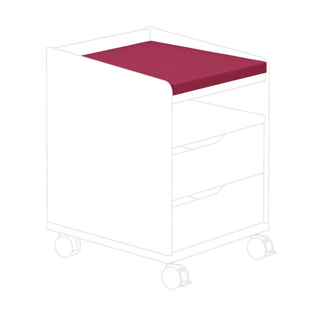 3D ROLLCONT SATTELKISSEN. BROMB DIEGO Schreibtische Paidi Müre