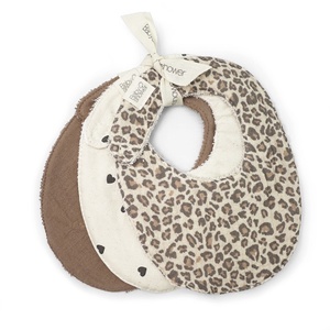 3er-Set Lätzchen Babyshower Wild Print