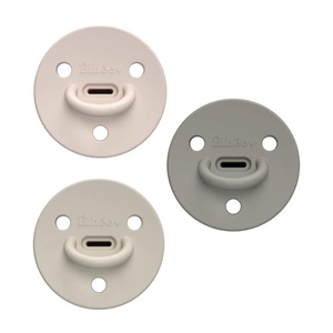 3er-Set Schnuller 0-6m ChooChoo BESTY Elhée nude sand kaki