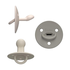 3er-Set Schnuller 0-6m ChooChoo BESTY Elhée nude sand kaki