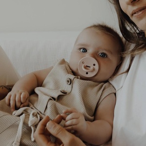 3er-Set Schnuller 0-6m ChooChoo BESTY Elhée nude sand kaki