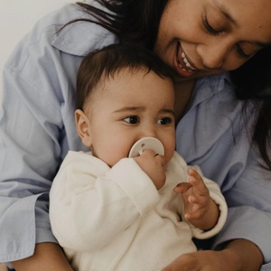 3er-Set Schnuller 0-6m ChooChoo BUDDY Elhée sand-blue ivy-green 