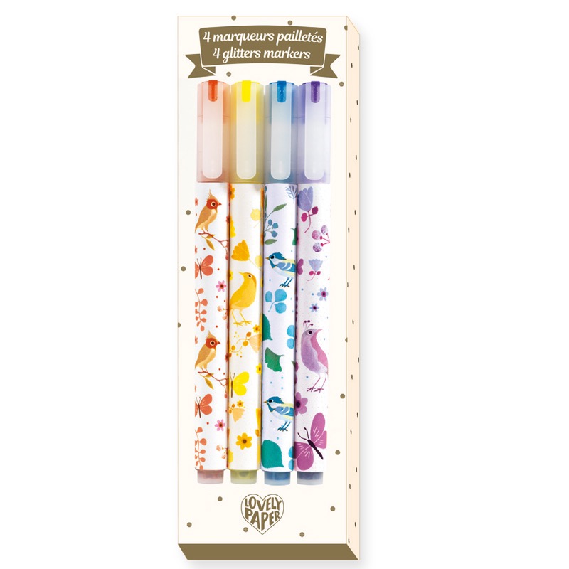 4 Glitzermarker TINOU Djeco
