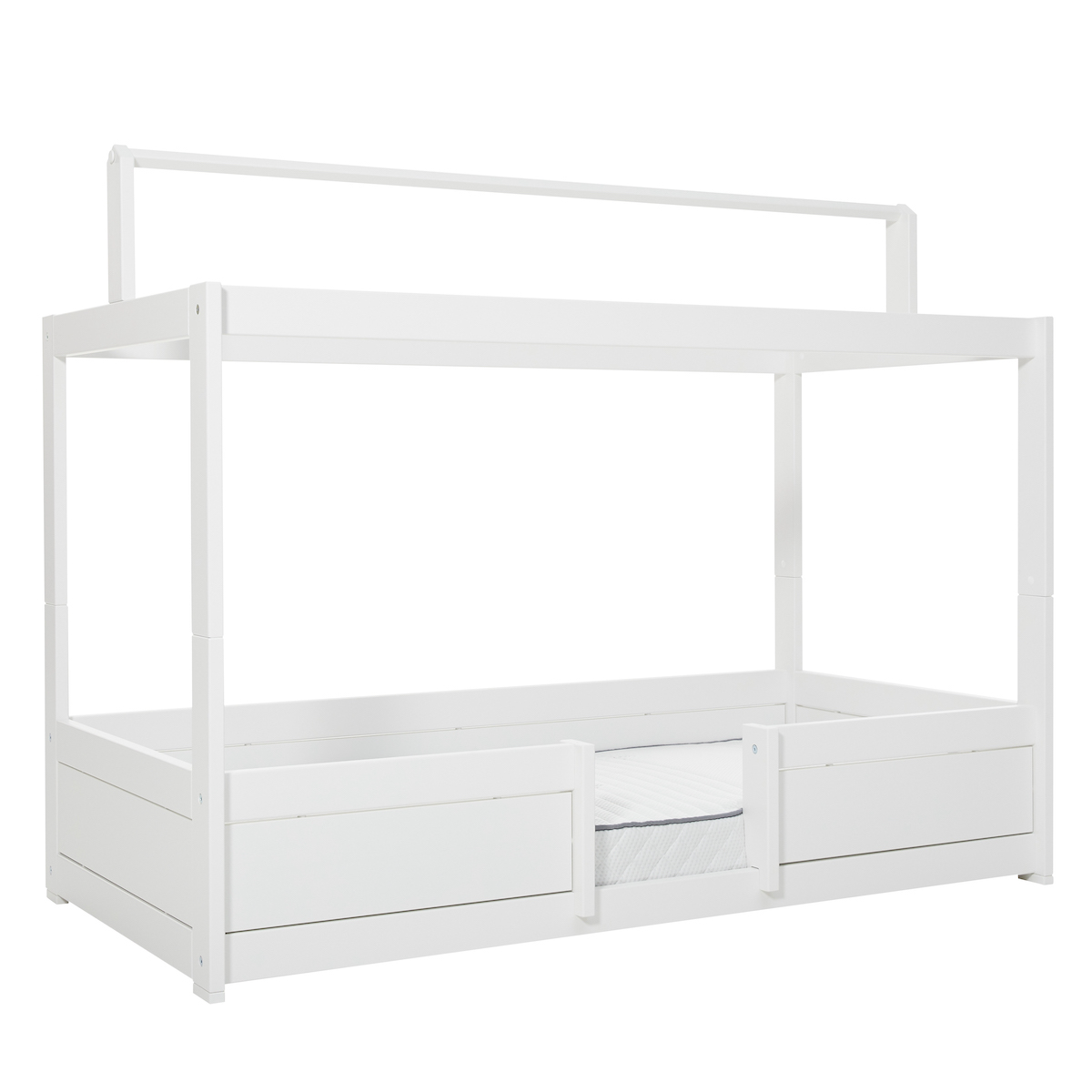 4-in-1 Bett für Stoffdach 90x200cm Lifetime Kidsrooms weiß