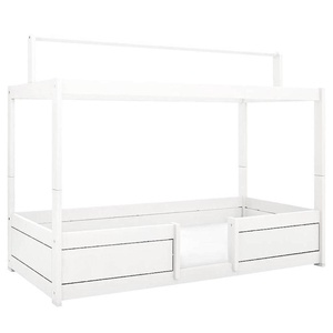 4-in-1 Bett für Stoffdach mit Deluxe Lattenrost 90x200cm Lifetime Kidsrooms weiß