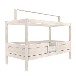 4-in-1 Bett für Stoffdach mit Deluxe Lattenrost 90x200cm Lifetime Kidsrooms whitewash