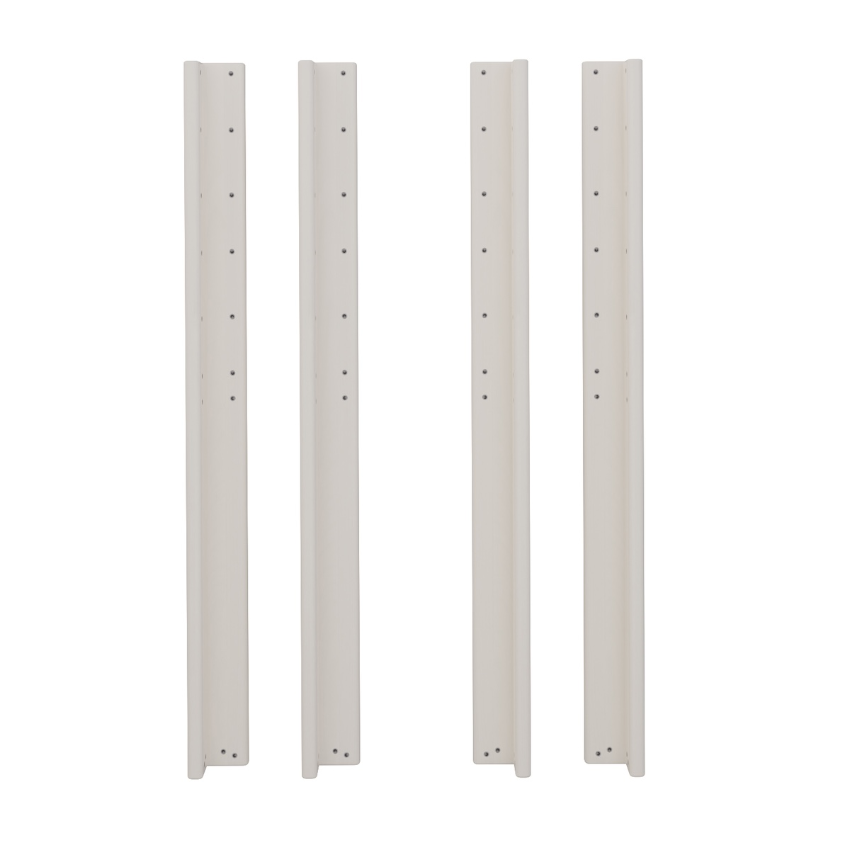 4 x Eckpfosten 125cm - DELUXE debreuyn, weiß