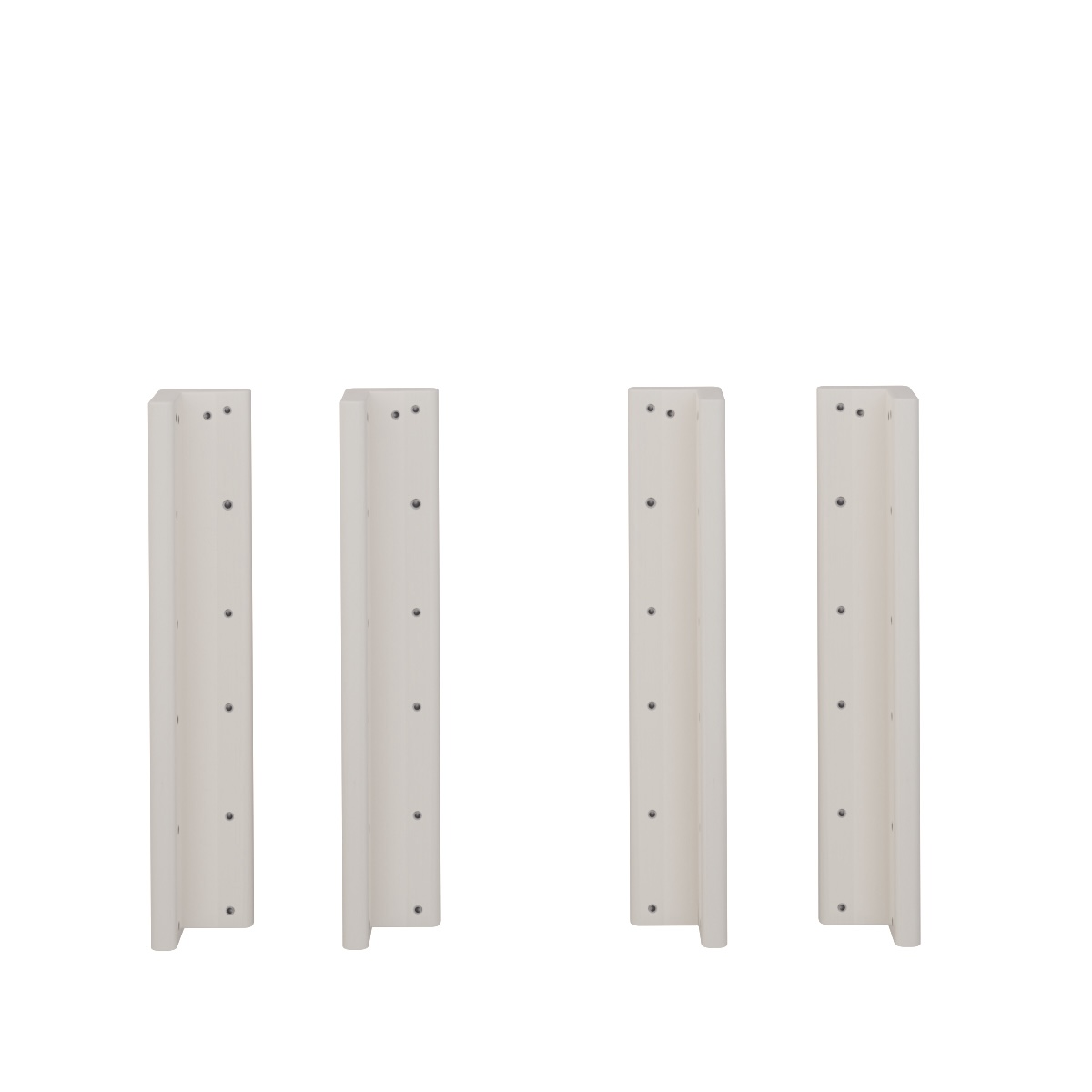 4 x Eckpfosten 57cm - DELUXE debreuyn, weiß
