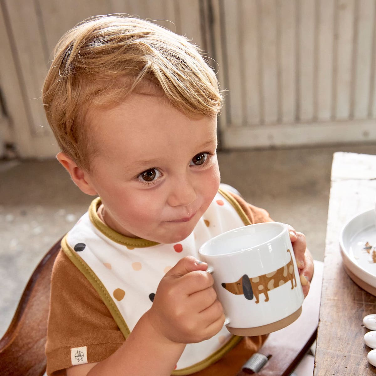5 Lätzchen LITTLE MATEYS Laessig würzig orange