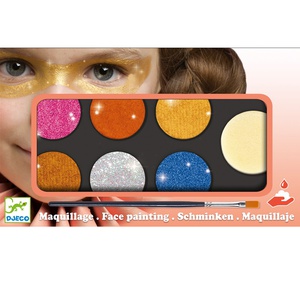 6 Make-up-Paletten +3Y METALL-EFFEKT Djeco