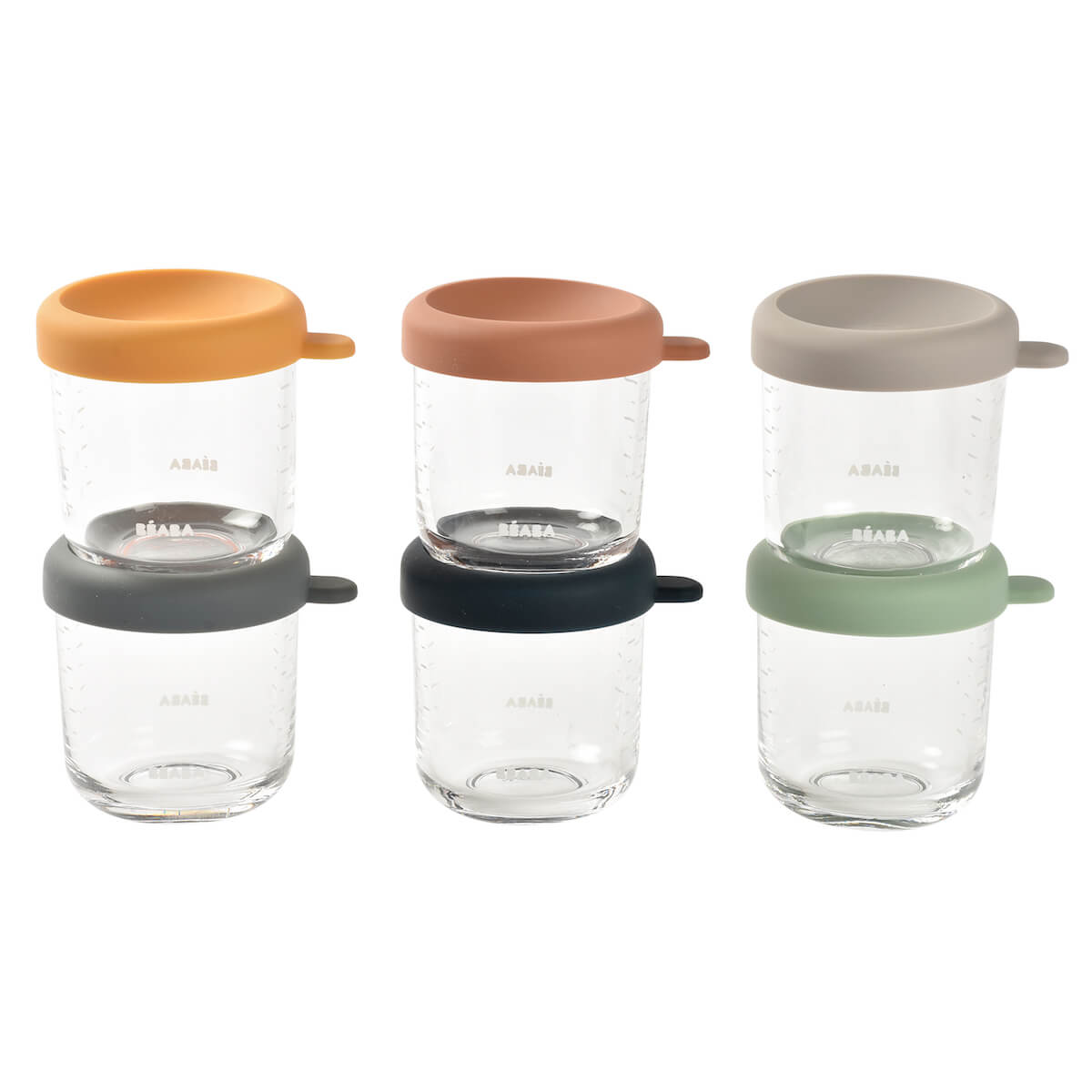 6er-Pack Gläser 250ml Sunrise Béaba