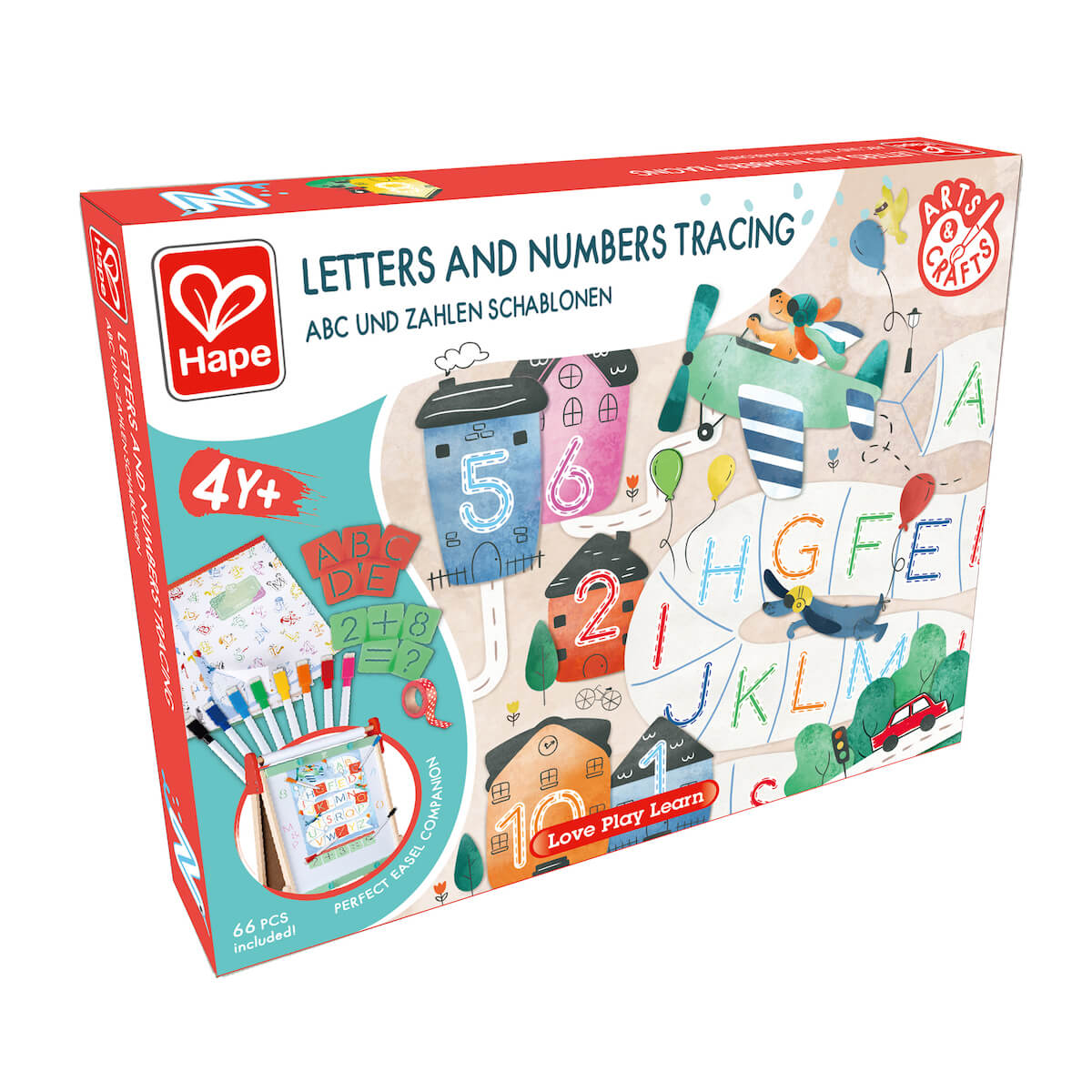 ABC und Zahlen-Schablonen Hape