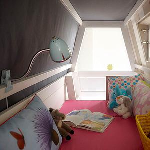 Abenteuerbett mit Deluxe Lattenrost HANGOUT Lifetime weiß