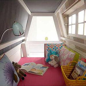 Abenteuerbett mit Deluxe Lattenrost HANGOUT Lifetime whitewash