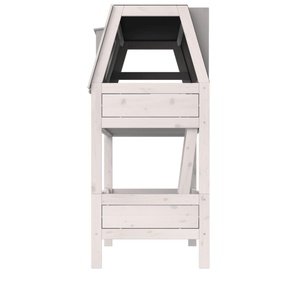 Abenteuerbett mit Rollrost 90x200cm HANGOUT Lifetime whitewash