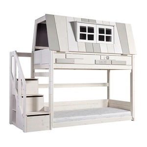 Abenteuerbett Niedrig My Hangout Fonds mit Rädern Lifetime whitewash