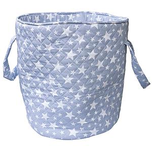 Abitare Kids Spielzeugtasche STARS Baumwolle Hell blau