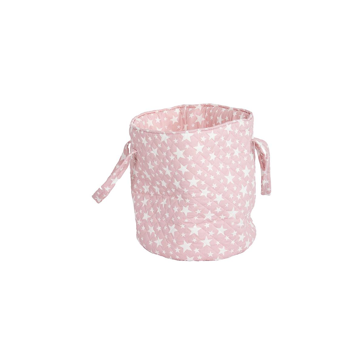 Abitare Kids Spielzeugtasche STARS Baumwolle Rosa