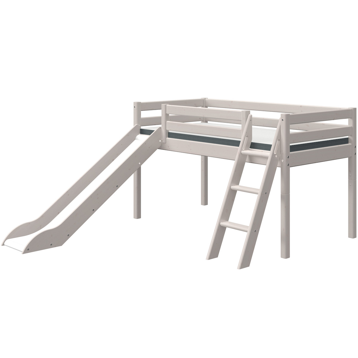 Absturzsicherung 3-4 200cm Leiter oder Rutsche CLASSIC Flexa grau gewaschen 