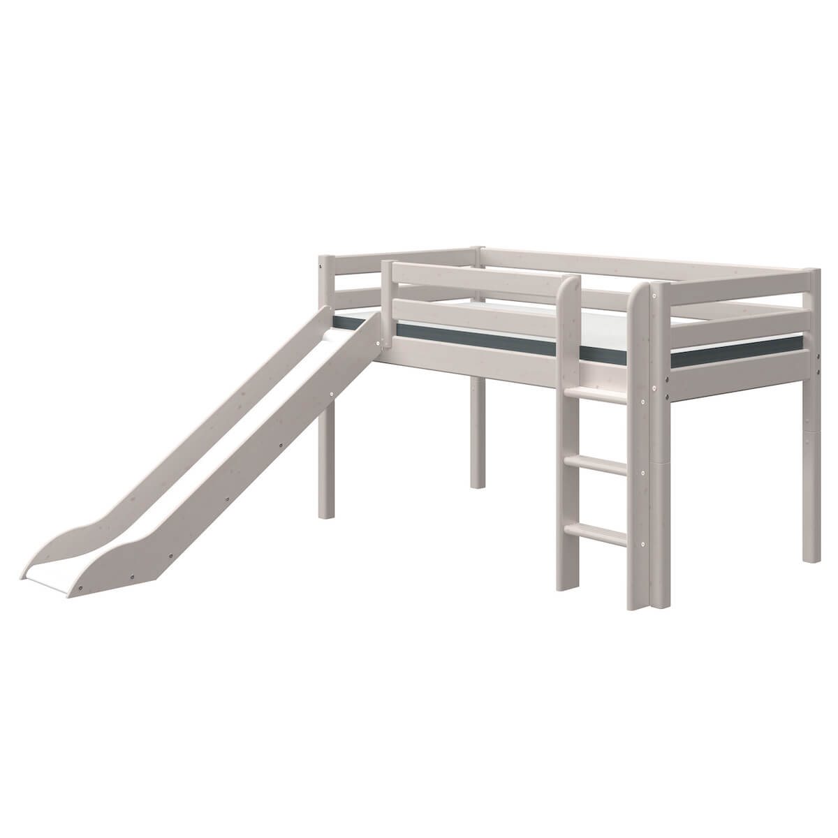 Absturzsicherung centrale 200cm Leiter oder Rutsche CLASSIC Flexa grau gewaschen 