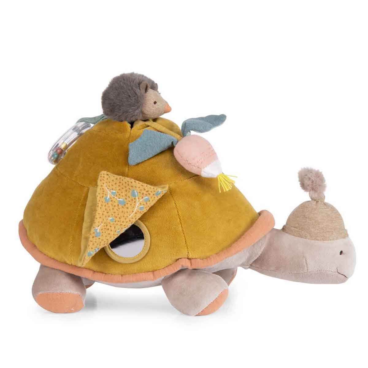 Activity Plüschtier Große Schildkröte TROIS PETITS LAPINS Moulin Roty