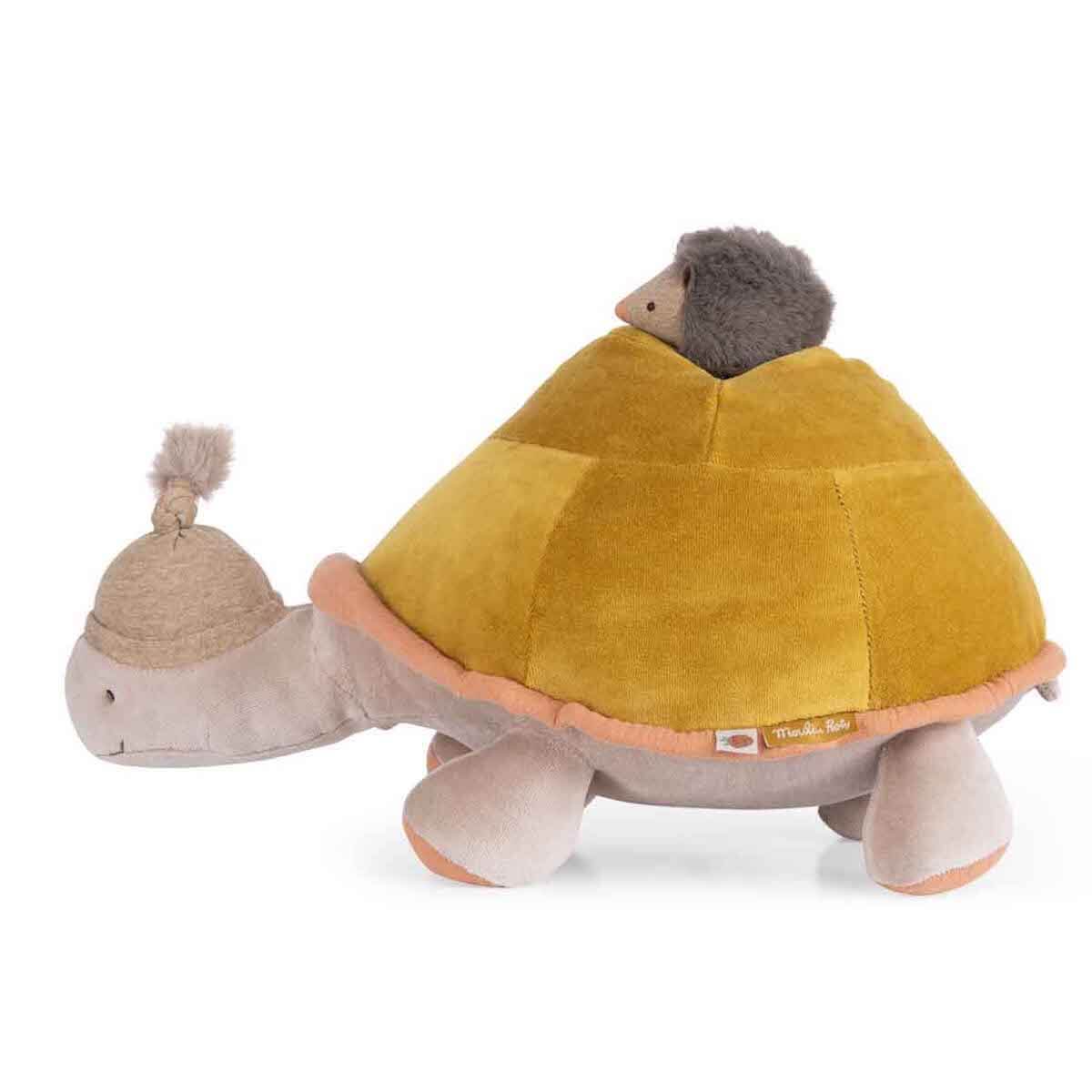 Activity Plüschtier Große Schildkröte TROIS PETITS LAPINS Moulin Roty