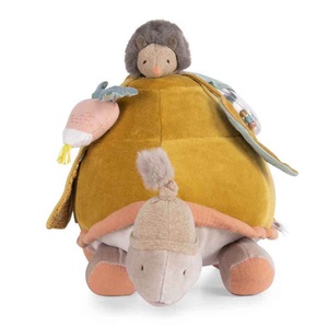 Activity Plüschtier Große Schildkröte TROIS PETITS LAPINS Moulin Roty